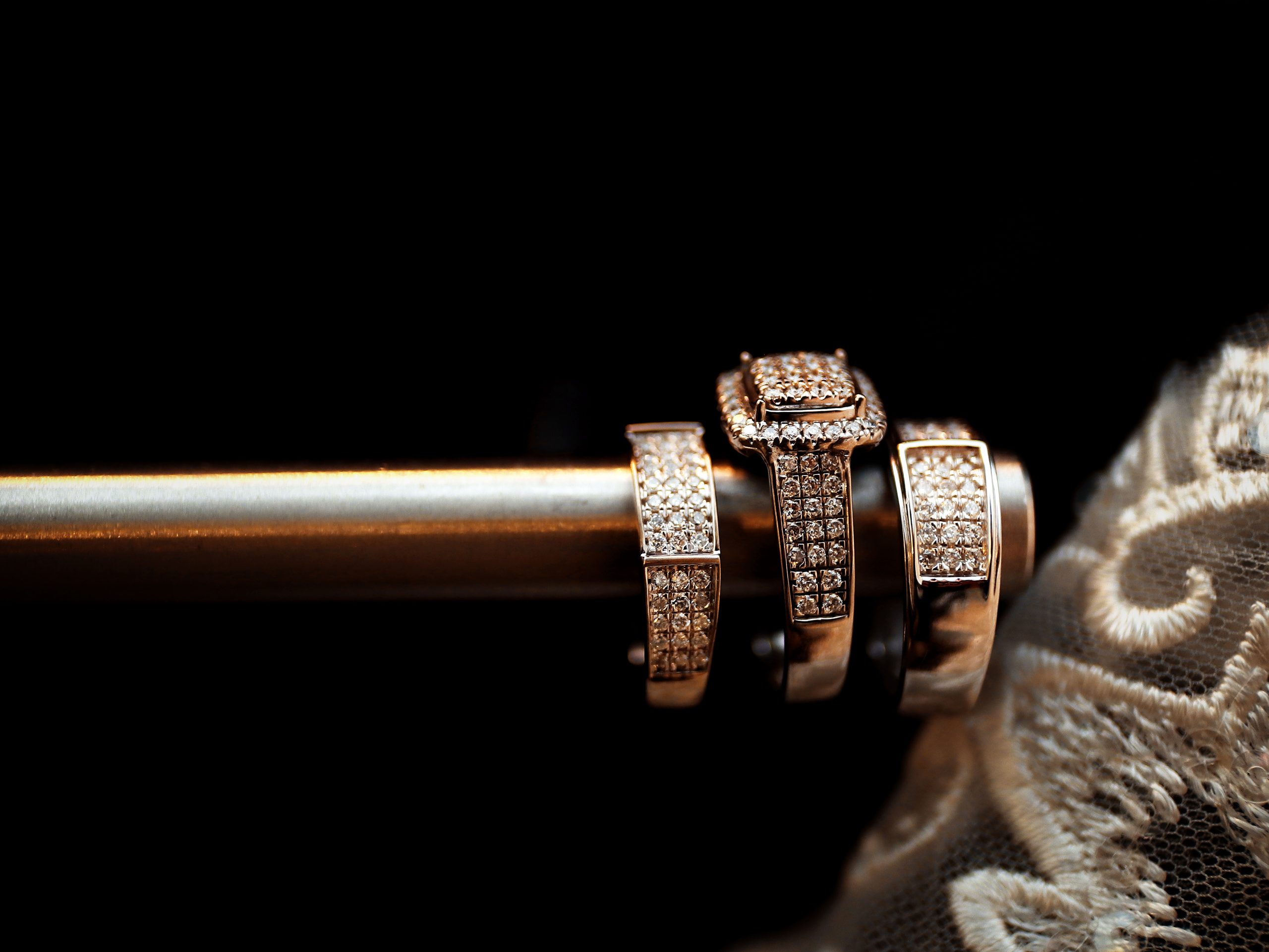 Bagues de mariage en diamant élégantes